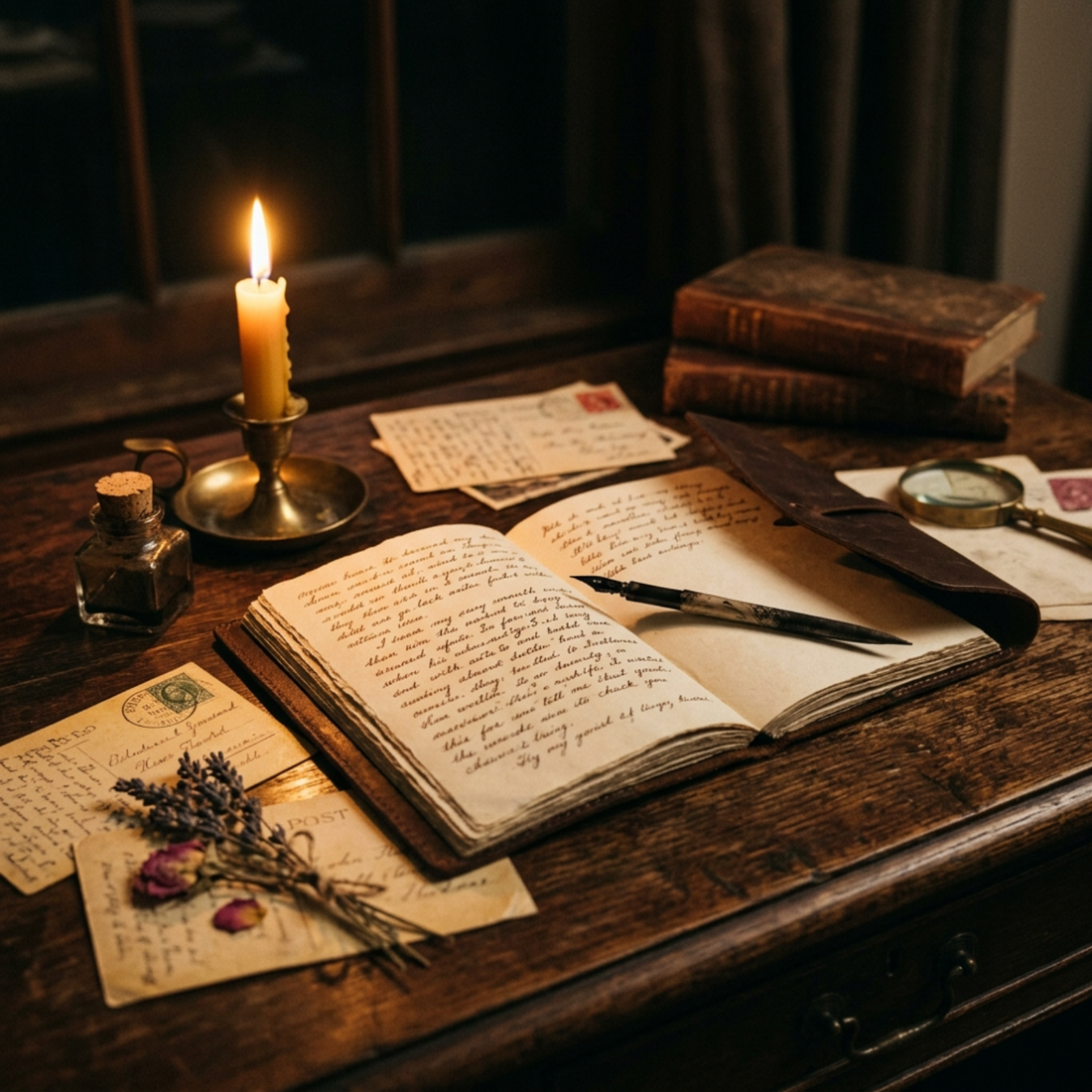 Your Evening Journaling Routine: A Slow Ritual with Vintage Paper