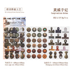 Thick Cardboard 3D Stickers - Vintage Gears for Journal & Ita-Bag Collage Inspiration Notes