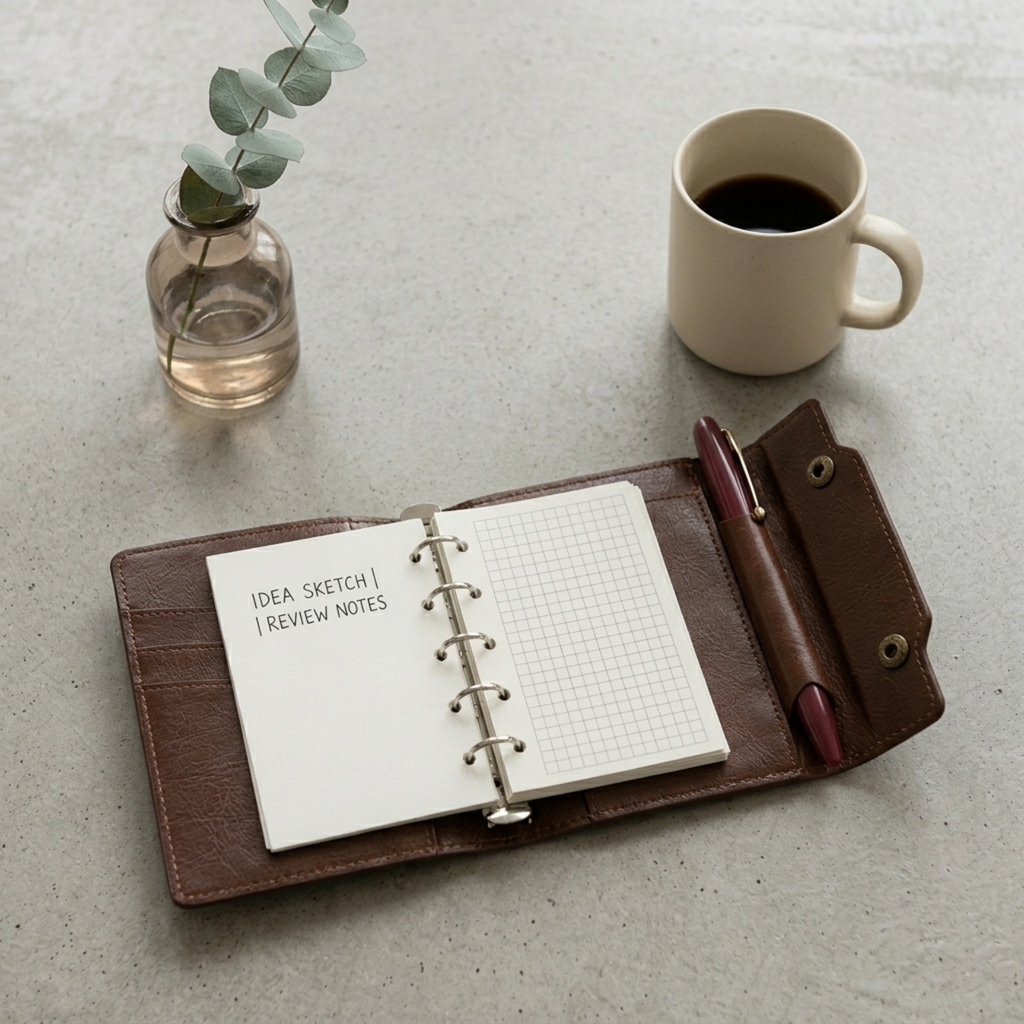Dark Academia M5 Ring Binder Journal
