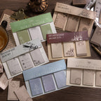 "The Archivist's Notes" Vintage Kraft Sticky Notes - 90 Sheets