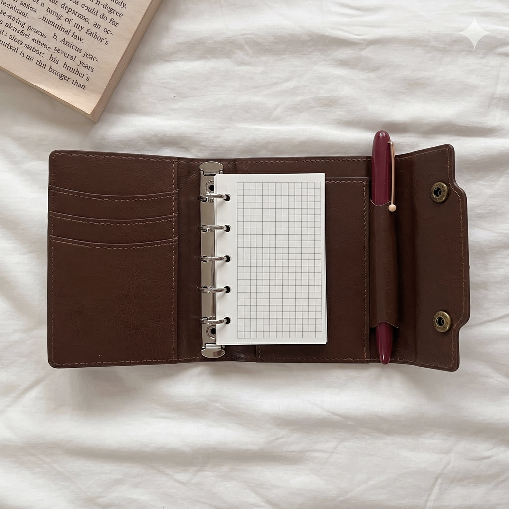 Dark Academia M5 Ring Binder Journal