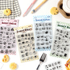 Vintage Patisserie Clear Silicone Stamp Set