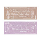 Yuezhen Cross-Border Exclusive Supply Floral Appreciation Wooden Journal Stamp Lotus Wood Rubber Plant Flower Journal Stamp