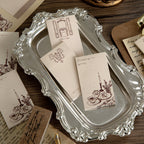 "The Archivist's Notes" Vintage Kraft Sticky Notes - 90 Sheets