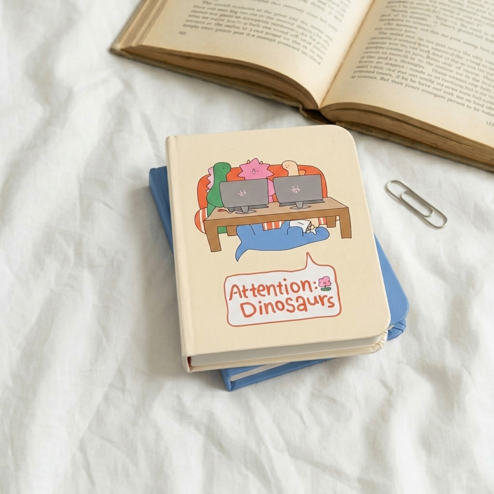 Quirky Dinosaur Micro Journal | 160-Page Mini Pocket Notebook
