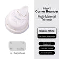4-in-1 corner rounder classic white R4 R7 R10 crescent cut 0.4mm photos lamination smooth metal blade
