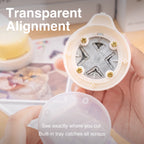 4-in-1 corner rounder transparent alignment base metal blade core four slots built-in scrap tray clean