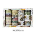 Vintage Landscape Washi Tapes - Borders & Scenes for Retro Journaling SDR250224-10 17.1*10.9