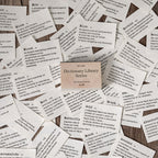 A-B volume - vintage dictionary mini journal library series