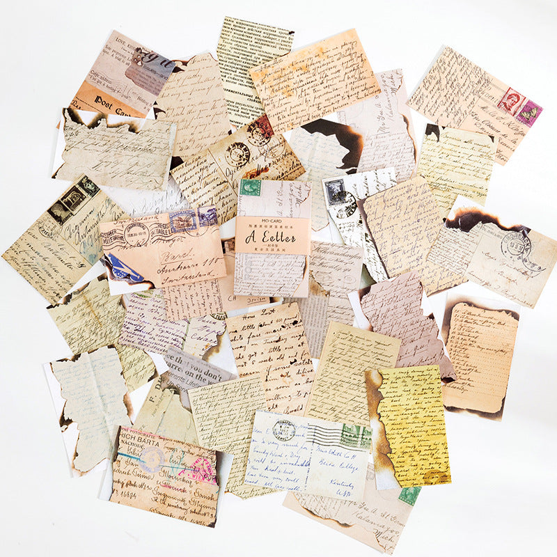 A Letter Home theme — pile of soft letter papers