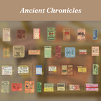 Ancient chronicles classic Japanese art foil stickers