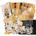 200pcs vintage ephemera pack antique handwritten letters and old script paper for journaling