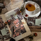 Antique Correspondence Paper - Mystery Library Theme Junk Journal Paper