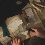 Attic Library Paper Pack A6 Size - 8 Designs Vintage Writing Paper