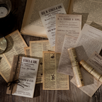 Vintage Letter Paper Collection - Antique Document Ephemera for Scrapbooking