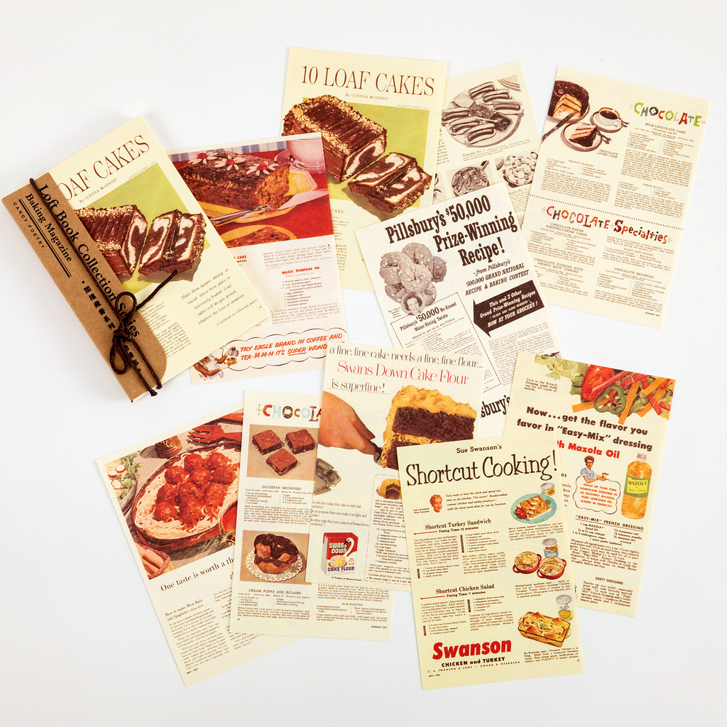 Attic Library Collection - Baking Magazine Vintage Correspondence Paper
