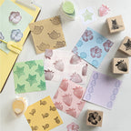 Fantasy Small Things Stamps Colorful Scene