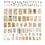 Botanical Gifts collection chart - plant and herb designs in a grid