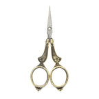 Bronze Victorian court scissors, ornate European palace design