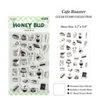 Vintage Patisserie Clear Silicone Stamp Set