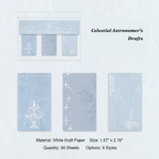 Celestial astronomer drafts star aesthetic vintage sticky notes