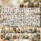 	nostalgic poems century ode full sheet chart 50 vintage sticker designs