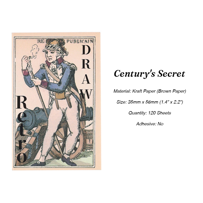 Century's Secret vintage newspaper style kraft memo sheets