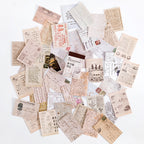 Classic library decorative stickers with vintage book motifs perfect for reading journals
