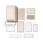 "Daily Notes vintage memo sticker with classic border for planner organization"