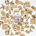 Decorative sealing stickers collection with 46 pieces for journaling, gift wrapping and envelope sealing
