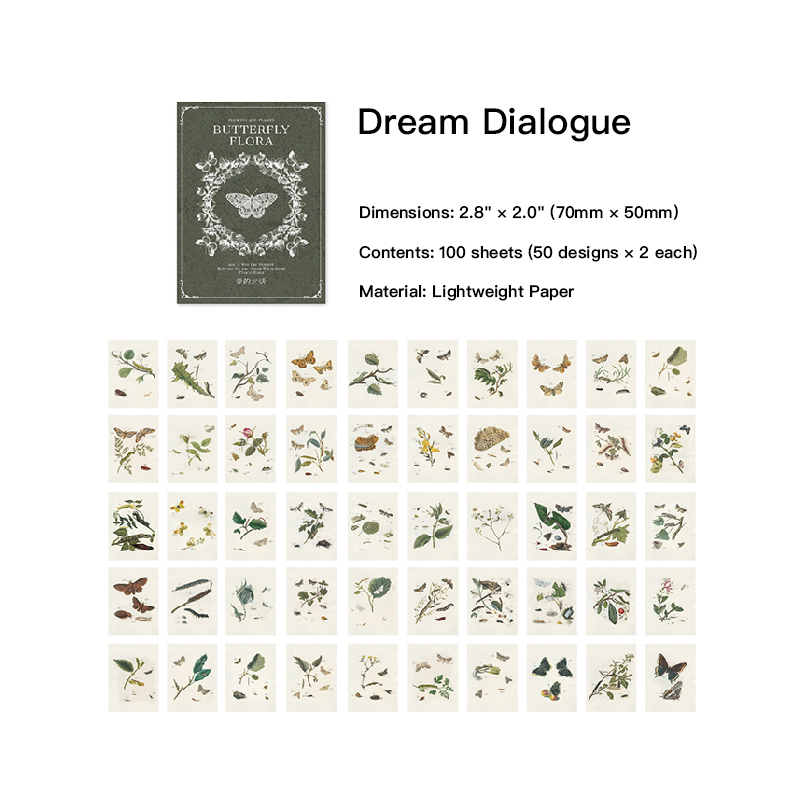 Rose Garden Series - Dream Dialogue Vintage Mini Paper Pad