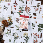 Dreamer's Reverie washi sticker book detail - vintage scrapbook stickers for junk journaling