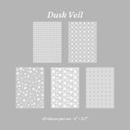 Soft gray embossed vellum paper wave relief texture collage overlay journal backgrounds