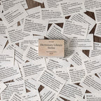 E-F volume - vintage dictionary mini journal library series