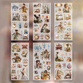 vintage time pet transfer stickers echoes of yesterday victorian ladies architecture rub on sheet