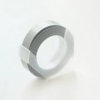 Gold metallic embossing tape refill roll for manual label makers