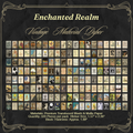 Enchanted realm mystic nature vintage stickers for junk journal