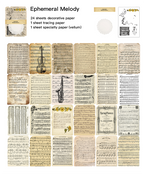 Vintage Keepsakes - Ephemeral Melody Vintage Background Paper Design