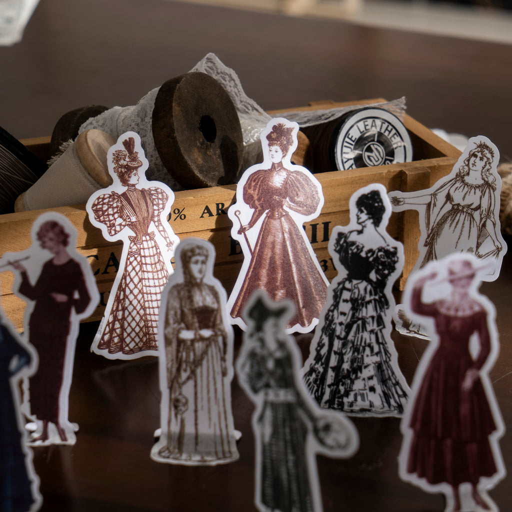 "European Vintage Ladies Paper Collection - Mixed Media Craft Pack"