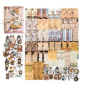 Expedition wing — full layout of travel gear and map stickers