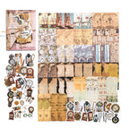 Expedition wing — full layout of travel gear and map stickers