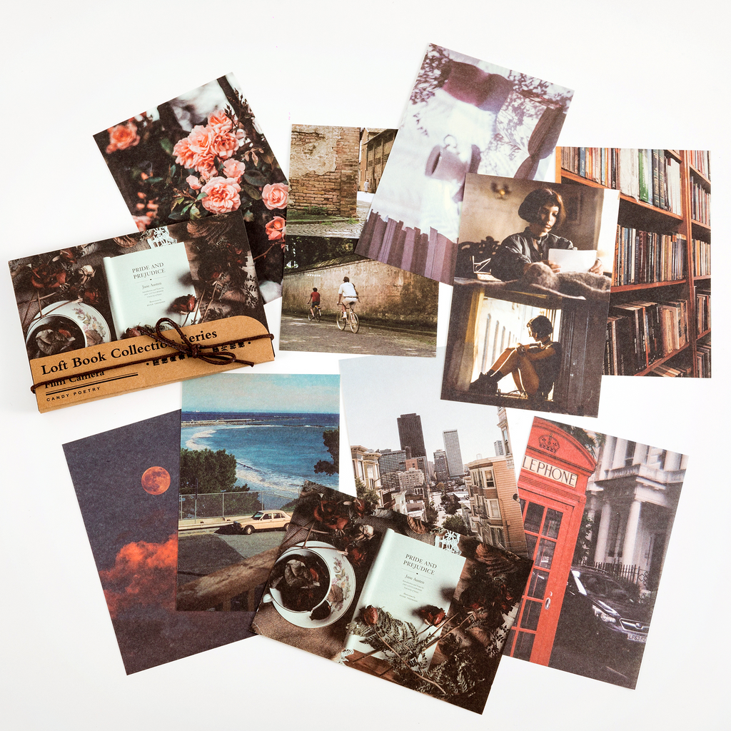 Attic Library Collection - Film Camera Vintage Correspondence Paper Design