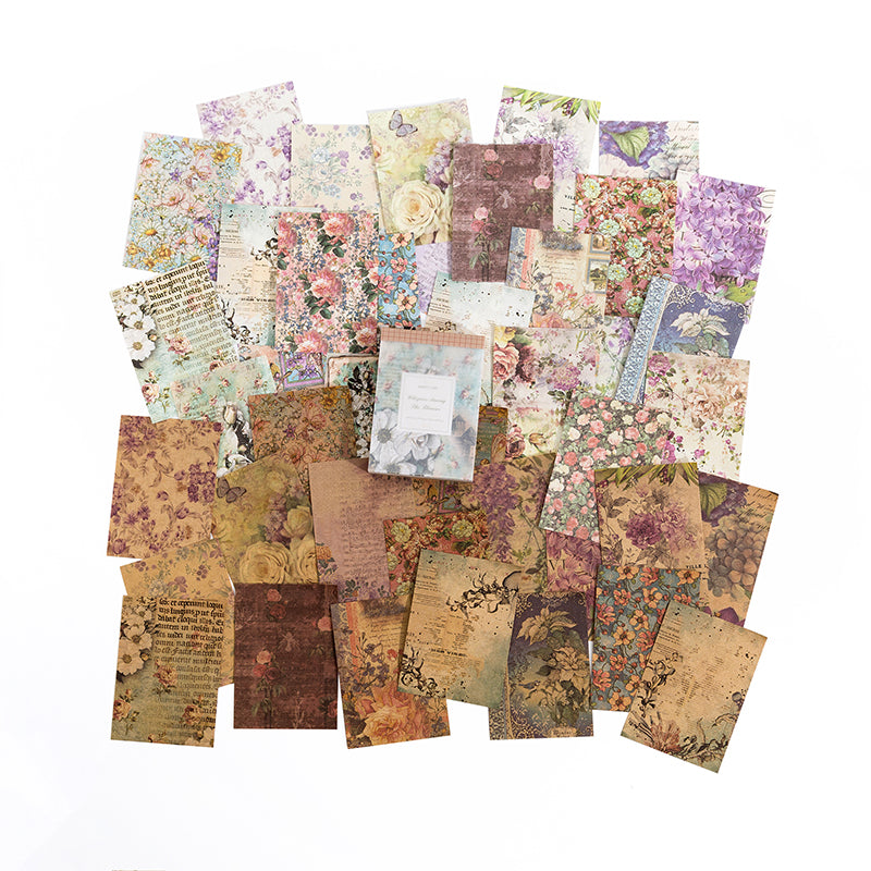 Vintage Private Collection Paper Pad Floral Whispers