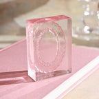 lace reverie acrylic stamp floral letter vintage letterhead lace frame clear stamp