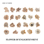 "Flower of Enlightenment - vintage botanical stickers for scrapbooking"