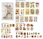 Forest Memories theme — full layout of forest specimen pieces
