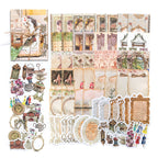 French Romance wing — full layout of Parisian vintage stickers