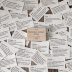 G-J volume - vintage dictionary mini journal library series