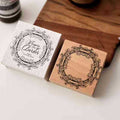 garden scene wooden stamp vintage wooden frame border whispers of the border journaling stamp