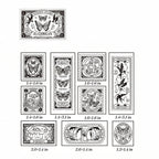 Vintage Text Rubber Stamp Set — Wild Palace Notes
